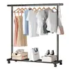 Cabide simples, suporte de roupas interno autônomo, suporte de armazenamento de roupas para quarto, varal doméstico, varal para dormitório