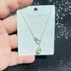 Colar Minimalista de Calcedônia de Luxo para Mulheres, Novo Acessório de Colar com Senso de Design, Ideia de Presente, Acessórios Yiwu, Criativo e Original