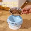 Tigela Original para Pet com Pernas Altas para Proteger o Pescoço, Tigela Única de Aço Inoxidável para Ração e Água, Tigela Antiderrapante e Anti-Derramamento para Gato, Tigela para Cachorro