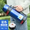 Taza térmica de gran capacidad 5000 ml, hervidor portátil de 4 litros para exteriores, hogar, viajes, botella para coche de 2 L