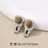 Xizang Prata Duas Cores Três Vias Pulseira Contas Espaçadoras Nicho DIY Pulseira Pingente Colar Acessórios de Joias Venda Direta da Fábrica Atacado
