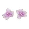 Comercio exterior Hot Pearl Diamond Rose Bud combinación banda para el cabello gasa flor banda para el cabello accesorios para el cabello para niños tocado flor
