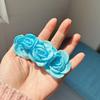 Horquilla Francesa de Estilo Suave Camelia para Mujer 2025 Nueva Horquilla de Flor Clip de Tiburón Accesorios para el Cabello en la Parte Posterior de la Cabeza