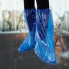 Cubrezapatos de tubo largo de PE desechable, funda de bota de plástico de tubo largo, a prueba de polvo e impermeable, a prueba de suciedad, cubierta para pies para uso doméstico y ganadero