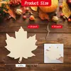Nuevos 10 piezas adornos de Navidad de madera DIY etiquetas de madera en blanco sin terminar para pintar