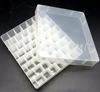 Caixa de 52 grades para tubos de freezer/Freezer de 5ml Caixa de armazenamento de caixas de frascos de amostra de 5ml Caixa de armazenamento a frio Suporte para frascos de amostra
