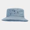 Sombrero de pescador de mezclilla de color sólido para hombre, estilo japonés, artístico, con perforación en caliente, moderno, para verano y exteriores, protector solar.