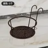 Barandilla de Hierro Forjado Barandilla Balcón Soporte para Flores Colgante Estante para Macetas Colgantes Plantas Verdes Suculentas Soporte para Orquídeas Colgantes Estante de Almacenamiento para Sala de Estar