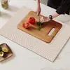 Tapete Drenante para Fogão de Terra de Diatomáceas, Tapete Absorvente Antiderrapante para Armazenamento de Utensílios de Cozinha, Simples, Resistente à Sujeira, Fácil de Limpar, Tapete de Mesa com Isolamento Térmico