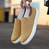 2026 Novo Modelo Comércio Exterior Transfronteiriço Tamanho Grande Sapatos Masculinos Estilo Coreano Sapatos de Lona Masculinos Slip-On Sapatos de Tecido Old Beijing Slip-On