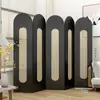 Biombo para Sala de Estar, Pared Divisoria Plegable y Móvil, Fácil Autoensamblaje, Biombo para Entrada para Privacidad, Biombo de Estilo Tradicional