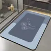 Tapete de Chão de Secagem Rápida para Banheiro de Lama Diatomácea Tapete de Pé Absorvente Antiderrapante para Porta de Banheiro e Vaso Sanitário Tapete Antiderrapante para Vaso Sanitário