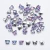 Colgante Pequeño de Mariposa con Agujero Mediano de 8 mm Cuentas Sueltas de Vidrio de Cristal Accesorios para Manualidades Accesorios Coloridos Estéreo Producción de Colgantes