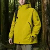 Otoño Invierno Nueva Temporada Marca de Moda Chaqueta Exterior Impermeable Cortavientos Abrigo Pareja Hombres Mujeres Usable Cálido Ropa de Montañismo