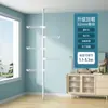 Perchero de pie para uso doméstico, adecuado para dormitorio y balcón, perchero de pie simple, no requiere taladrar, engrosado