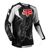 Jersey de Manga Larga Fox para Bicicleta de Montaña Downhill Jersey para Motocicleta Riding Downhill Transpirable Secado Rápido Top de Ciclismo Exportación