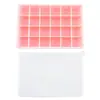Forma de gelo de silicone, bandeja de gelo grande para bar de uísque, comercial, congelamento rápido, máquina de gelo quadrada para gelo caseiro em casa