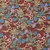 Tela jacquard vintage de poliéster-algodón, indeformable y resistente a la decoloración, adecuada para bolsas de mano, cojines, manteles y tapicería suave con varios patrones.