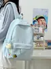 Mochila doce e divertida "Céu Limpo Abelhinha", estilo soft girl japonês, vibrante e divertida, adequada para passeios e piqueniques, mochila de armazenamento pequena