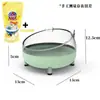 Banheiro para hamster banheira bacia de areia para banho vaso sanitário uso duplo urso dourado areia para banho areia para urina à prova de respingos primeira geração de pelo