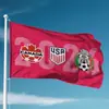 Bandera de la Copa Mundial 2026 Bandera de Aficionado de la Copa Mundial Decoración para Ceremonia de Apertura de Fútbol y Eventos Deportivos