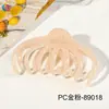 Pasador Qiyue Transfronterizo Nuevo con Polvo Dorado, Potente Pasador de Calabaza, Pinza de Tiburón Elegante para el Cabello Trasero de Mujer