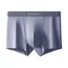 Nova Roupa Íntima Masculina de Algodão Modal Sem Costura Respirável Caimento Solto Tamanho Grande Boxer Briefs Leve Conjunto com Caixa de Presente Quatro Cantos