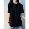 2026 Verão Novo Estilo Coreano Tendência Roupa Unissex para Casal com Gola Bordada, Camiseta Tendência de Alta Qualidade Estilo Coreano