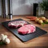 Tabla de Descongelación Rápida L/M/S Tabla de Descongelación Rápida de Alimentos, Carne, Frutas Tabla de Descongelación de Aluminio Herramienta de Cocina Multifuncional