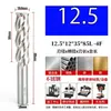 Fresa de extremo de acero blanco de alta precisión superdura que contiene cobalto M35 2 filos 3 filos 4 filos vástago recto fresadora vertical acero de alta velocidad fresadora de agujeros 1.5-25