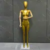 Mannequin feminino customizado multicolorido com pintura brilhante de corpo inteiro para vitrine e adereços de exposição