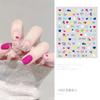 Adesivos de Nail Art Halo Heart, decalques de celebridades da Internet, namorados sensuais com adesivo 3D estéreo, adesivos de unha coloridos em formato de coração