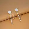 Colección Geométrica 1 Pendientes de Venta Caliente Estilo Coreano Pendientes Creativos de Borla Geométrica Pendientes Largos de Moda para Personas Modernas