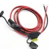 Enchufe SAE con Cable de Conexión a Caja de Fusibles Portafusibles de Inserción Grande Cable Rojo y Negro