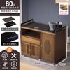 Novo Armário de Chá Estilo Chinês Mesa de Chá Doméstica Mesa de Café Removível Madeira Não Sólida Carrinho de Chá Pequena Mesa de Chá para Casa Nova para Alugar