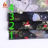 Bordado Mariposa Vestido Guofeng Cheongsam Tela Bordada Punto Línea Multicolor Bordado Plano Tela Bordada Láser