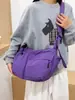 Bolsa de dumplings casual transfronteriza de gran capacidad, simple y elegante para ir al trabajo, bolso versátil de hombro y cruzado para estudiantes que asisten a clases