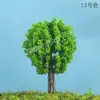 Árvore de musgo para modelo de mesa de areia, decoração de micro paisagem, fundo de árvore falsa, modelo de paisagismo de simulação, árvore bola, árvore de Natal, árvore falsa