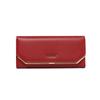 Nova carteira feminina longa clip coin bolsa cor sólida flip 2023 verão cross-border zipper clutch atacado