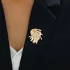 Broche Irregular en Relieve de Moda Creativa Personalizado de Venta Caliente Transfronteriza Adecuado para el Uso Diario de Negocios de Mujeres con Temperamento Elegante