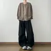 Suéter de Tricô Falso Duas Peças Masculino Casal Estilo Old Money Retrô Gola Redonda Cardigan Roupa Externa Outono Inverno Fábrica de Venda por Atacado Transfronteiriça