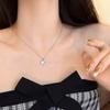 Colar de pérolas de nicho barroco feminino, sexy, elegante, suéter, corrente, design, pingente de coração, acessórios versáteis