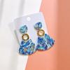 Pendientes de arcilla blanda Pinheng pendientes 2022 joyería de moda popular para mujer pendientes geométricos de arcilla polimérica hechos a mano