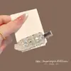Horquilla de Diamantes Completa Estilo Hot Girl para Mujer, Exquisito Pasador Lateral para Flequillo para Niñas, Pinza de Pato sin Costuras, Elegante Pinza Bb para Cabello Suelto