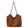 Bolso Cruzado Versátil Transfronterizo para Mujer 2026 Nuevo Invierno Simple Retro Bolso Tote de Gamuza Bolso de Hombro Único