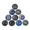 Parche de Vidrio Árbol de la Vida Estilo Nacional Patrón de Estrellas Anillos Parche de Gema del Tiempo Accesorios para Collar DIY