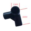 Tenda plástica tridimensional ângulo reto tee diâmetro interno 8.8MM12MM plástico tee joint fivela fixa gancho mosquiteiro
