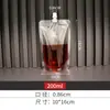 Sacos Espessos Descartáveis para Cerveja Artesanal para Embalagem para Levar, Sacos para Dispensar Bebidas Líquidas Domésticas e Sacos com Bico para Cereais