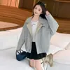 Ropa para Niñas 2026 Otoño Nuevo Estilo Infantil Casual Versátil Elegante Chaqueta Reversible Bordada de Gato para Niña Pequeña