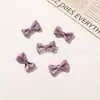 2cm Tela Fresca Dopamina Mini Lazo Pequeño Corbata de Moño DIY Accesorio para el Cabello Pinza para el Cabello Zapato Calcetín Funda de Teléfono Accesorio